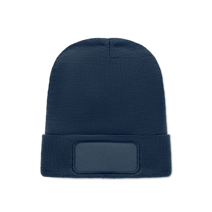 Bonnet unisexe publicitaire rPET Capnit Bleu marine